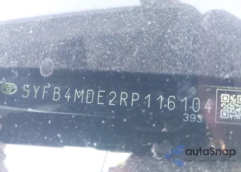 2024 Toyota Corolla Le from USA, damaged, VIN 5YFB4MDE2RP116104